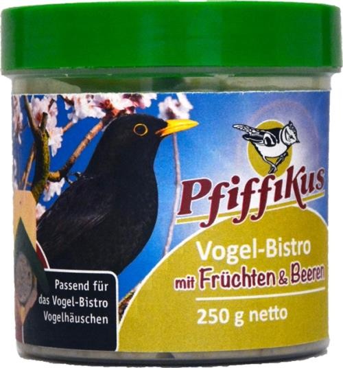 Pfiffikus Vogel-Bistro Früchte+Beeren 12 x 250g Vogelfutter