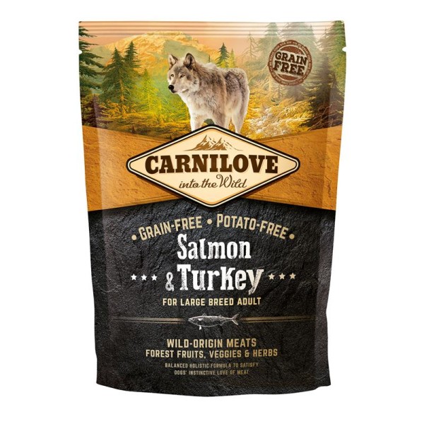 Carnilove Dog Adult Large Breed Salmon & Turkey 1,5kg Hundefutter