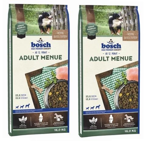 Bosch Adult Menue 2 x 15 kg Hundefutter Trockenfutter