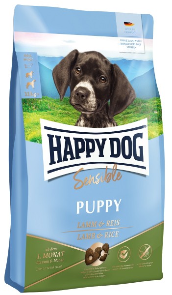 Happy Dog Sensible Puppy Lamm & Reis 1kg Hundefutter