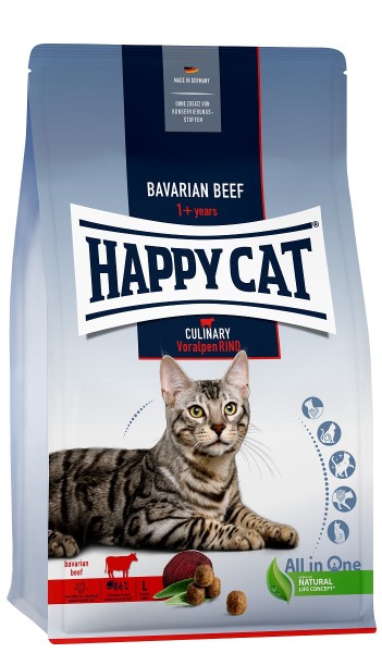 Happy Cat Culinary Adult Voralpen Rind 4kg Katzenfutter
