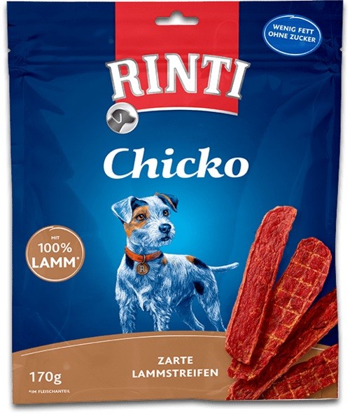 Rinti Extra Snack Chicko Lamm 170g Hundesnack wenig Fett und ohne Zucker