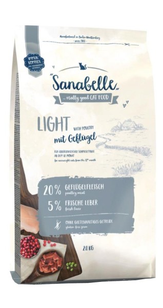Sanabelle Light 2 kg für übergewichtige Katzen