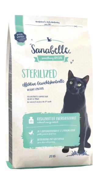 Sanabelle Sterilized 2 kg für sterilisierte Katzen