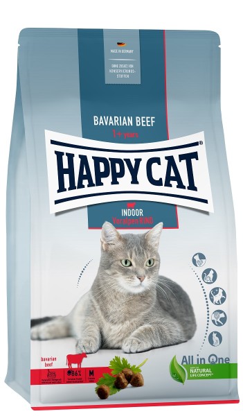 Happy Cat Indoor Adult Voralpen Rind 4kg Katzenfutter