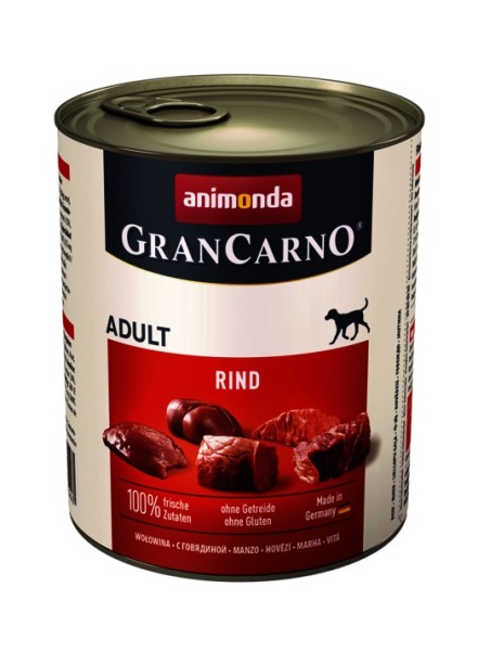 Animonda GranCarno Adult Rindfleisch pur 6 x 800g Hundefutter