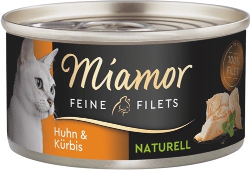 Miamor Feine Filets Naturelle Huhn & Kürbis 24 x 80g