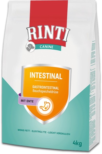 Rinti Canine Intestinal Ente 4kg Hundefutter bei gastrointestinalen Problemen