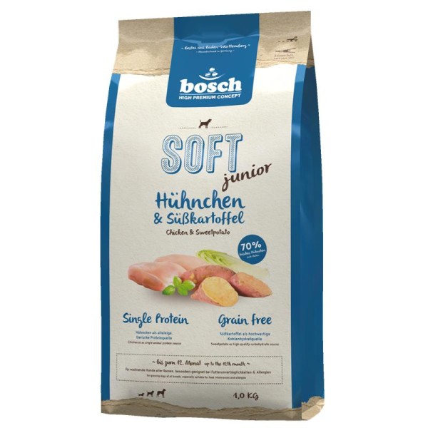 Bosch Soft Junior Hühnchen & Süßkartoffel 1 kg Hundefutter