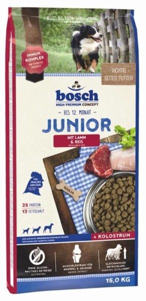 Bosch Junior Lamm & Reis 15kg Hundefutter