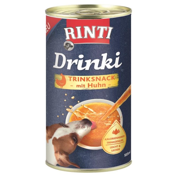 Rinti Drinki Huhn 24 x 185ml Trinksnack für Hunde