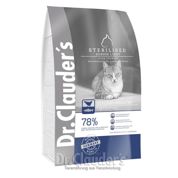 Dr. Clauders Cat High Premium Sterilized Senior/Light 400g Katzenfutter