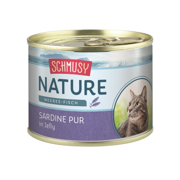 Schmusy Nature Meeres-Fisch Dose Sardine pur 12 x 185g
