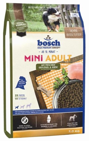 Bosch Adult Mini Geflügel & Hirse 3 kg