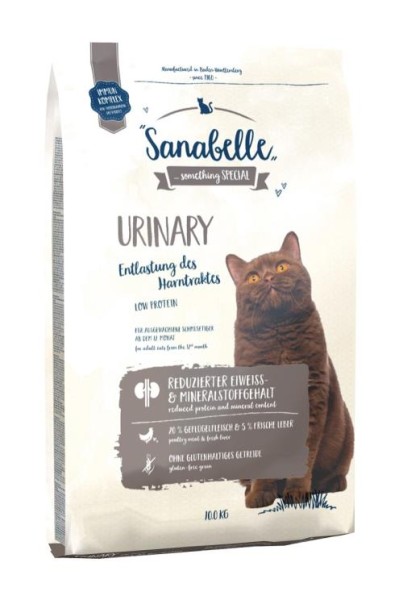 Sanabelle Urinary 10 kg für ausgewachsene Katzen mit empfindlichem Harnsystem