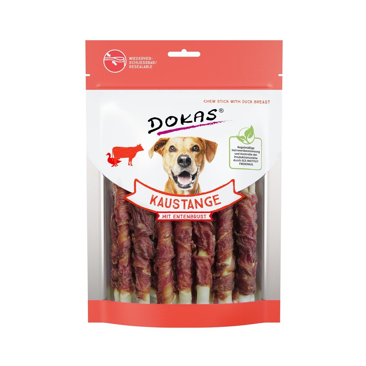 Dokas Dog Snack Kaustange mit Entenbrust 200g Hundesnack