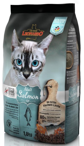 Leonardo Adult Salmon 1,8kg getreidefrei Lachs Grain-Free Katzenfutter
