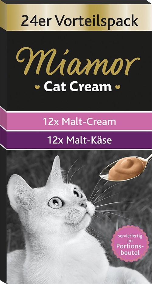 Miamor Cat Snack Malt-Cream Vorteilspack 4 x 24 x 15g