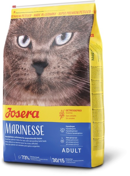 Josera Marinesse Trockenfutter für Katzen 4,25 kg + 4x Paula Snack gratis