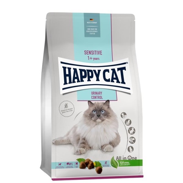 Happy Cat Sensitive Urinary Control 3x 300 g Trockenfutter für Katzen