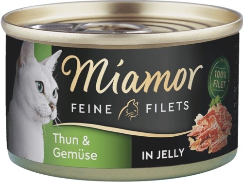 Miamor Feine Filets Heller Thunfisch & Gemüse 24 x 100g