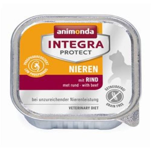 Animonda Integra Niere Rind 16 x 100g Schale Katzenfutter