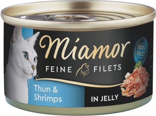 Miamor Feine Filets Heller Thunfisch & Shrimps 24 x 100g