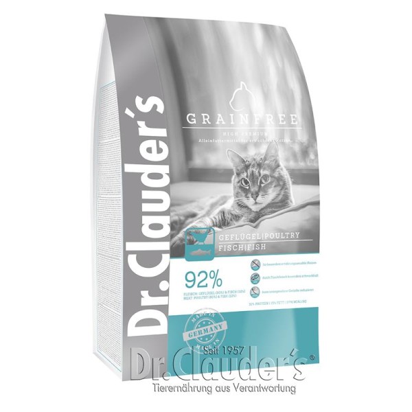 Dr. Clauders Cat High Premium Adult Grainfree 1,5kg für ernährungssensible Katze