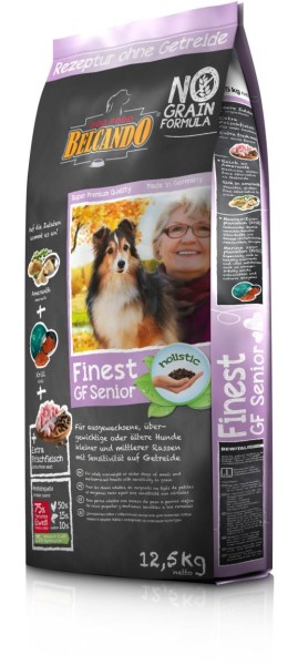 Belcando Finest GF Senior 12,5 kg getreidefreies Hundefutter für ältere Hunde