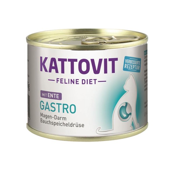 Kattovit Dose Feline Diet Gastro Ente 12 x 185g