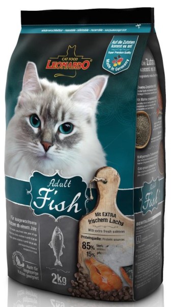 Leonardo Adult Fish 2 kg Premium Katzenfutter Fisch