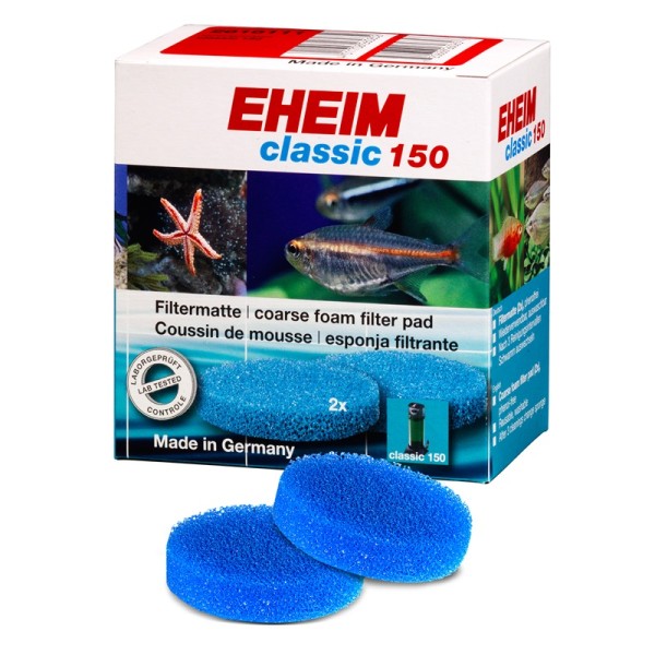 EHEIM Filtermatten classic 150 2 Stück für Aquarienfilter