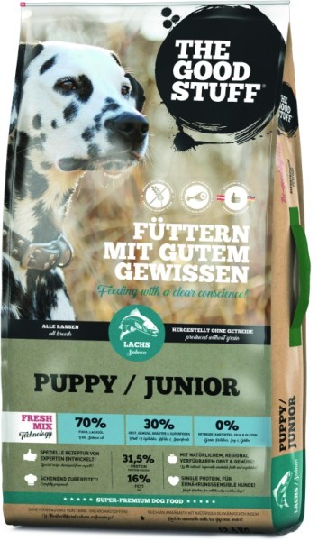 THE GOODSTUFF Puppy/Junior Lachs 12,5kg Hundefutter getreidefrei