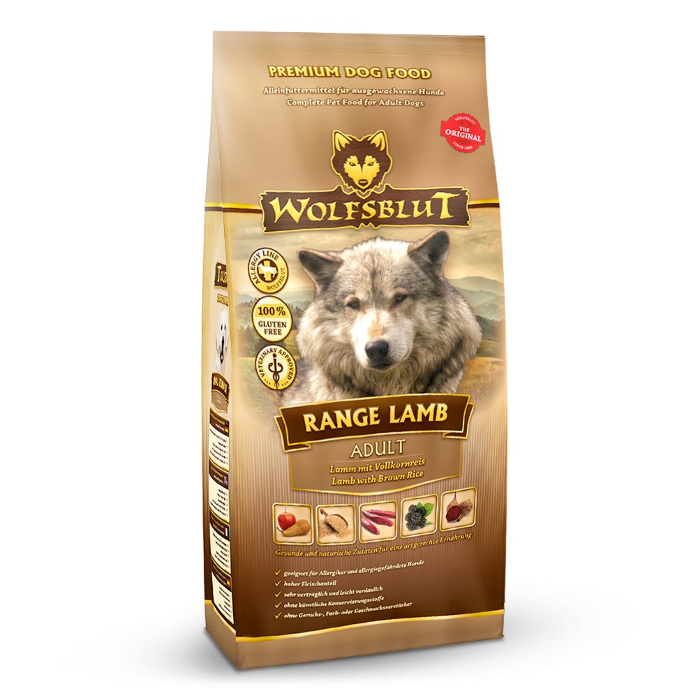 Wolfsblut Range Lamb 2 kg Hundefutter mit natürlichen Inhaltsstoffen