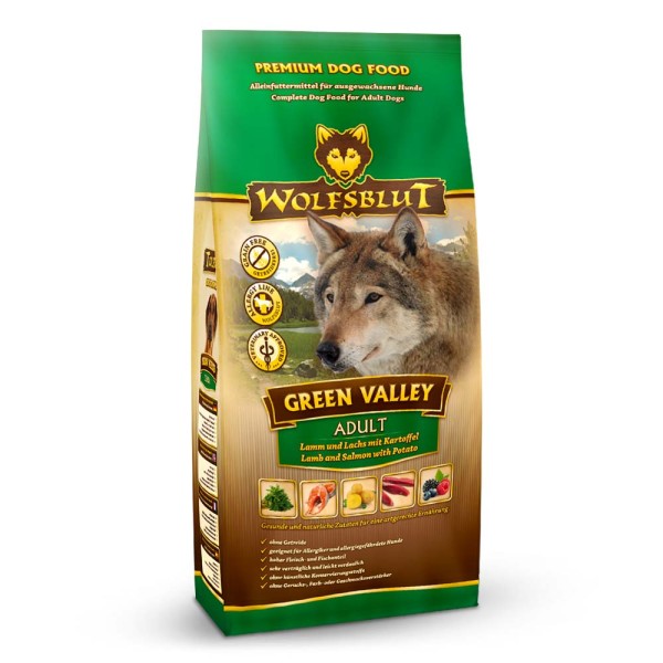 Wolfsblut Green Valley 2 kg getreidefreies Hundefutter