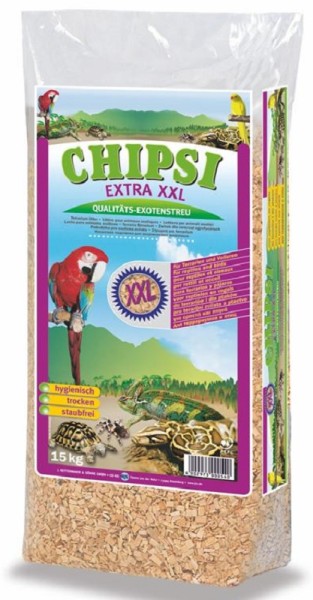 Chipsi Extra XXL Buchenholzgranulat 15kg naturbelassenes Einstreu