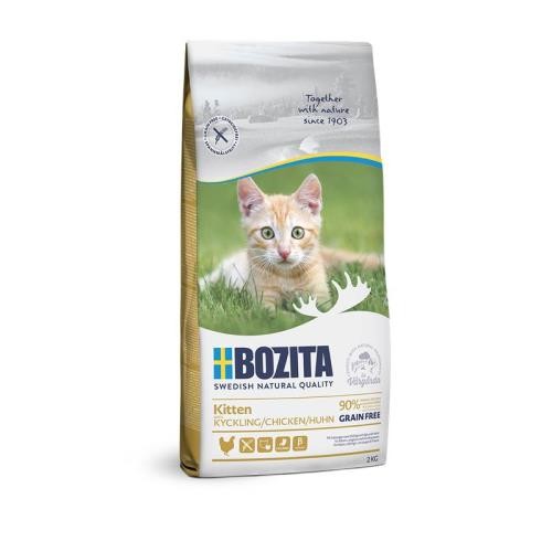 Bozita Kitten getreidefrei Huhn 2 kg für Kitten u. trächtige und säugende Katzen