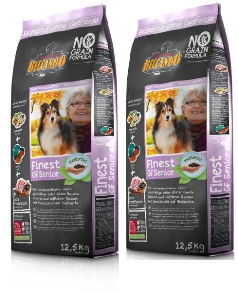 Belcando Finest GF Senior 2 x 12,5 kg getreidefrei für ältere Hunde