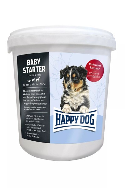 Happy Dog Baby Starter Lamm & Reis 1,5kg Alleinnahrung für Welpen