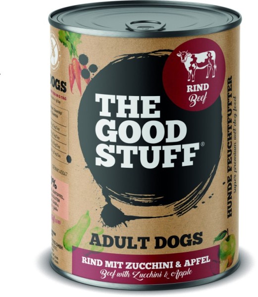 THE GOODSTUFF Dose Rind + Zucchini 6 x 400g Hundefutter getreidefrei