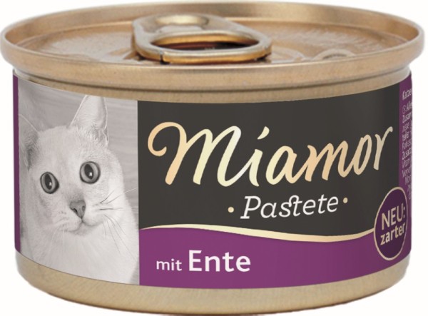 Miamor Pastete Ente 12 x 85g Katzenfutter