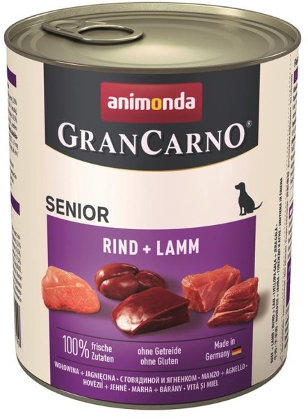 Animonda GranCarno Senior Rind & Lamm 6 x 800g Hundefutter